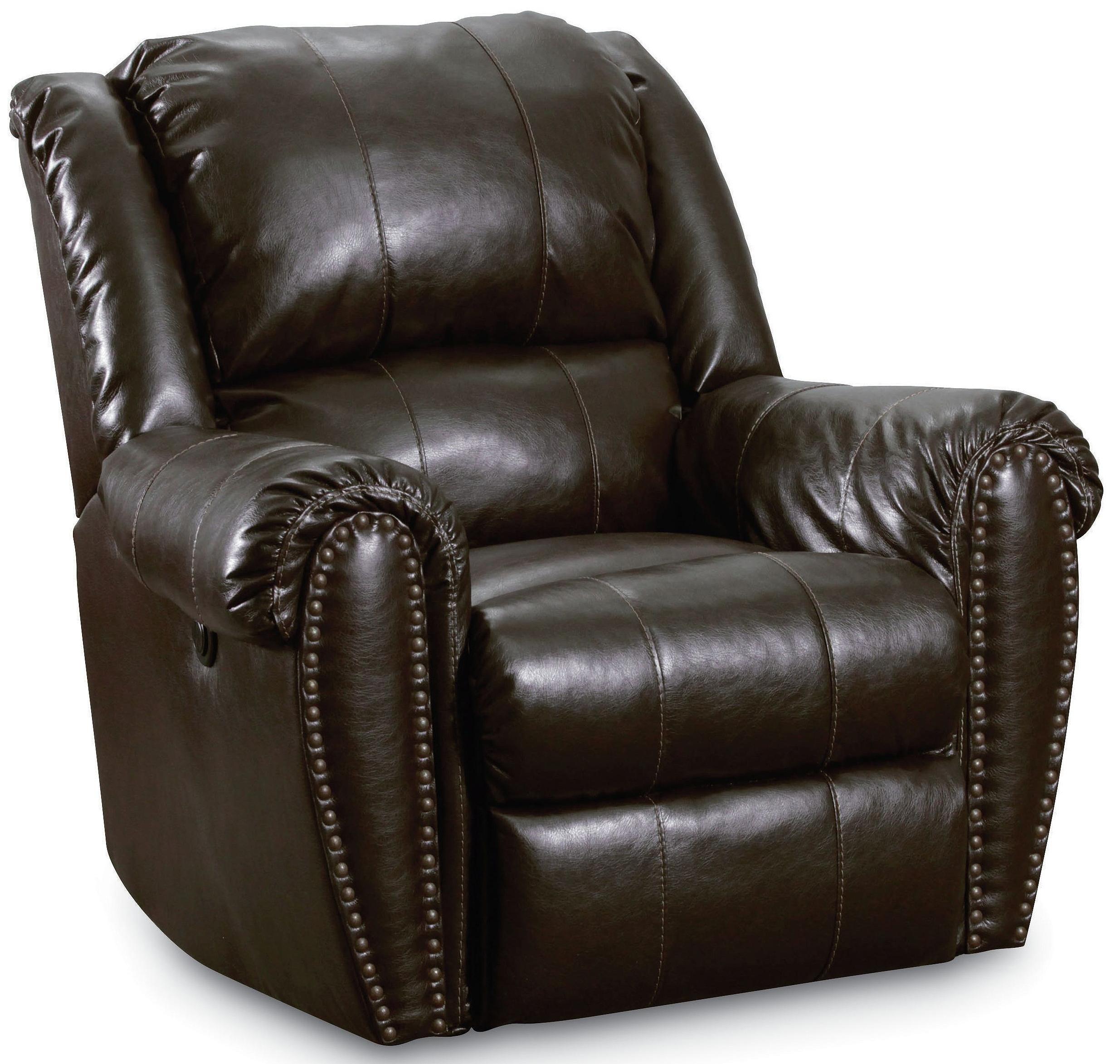 Lane Summerlin Traditional Rocker Recliner with Nail Head Trim Accents AHFA Three Way Recliners